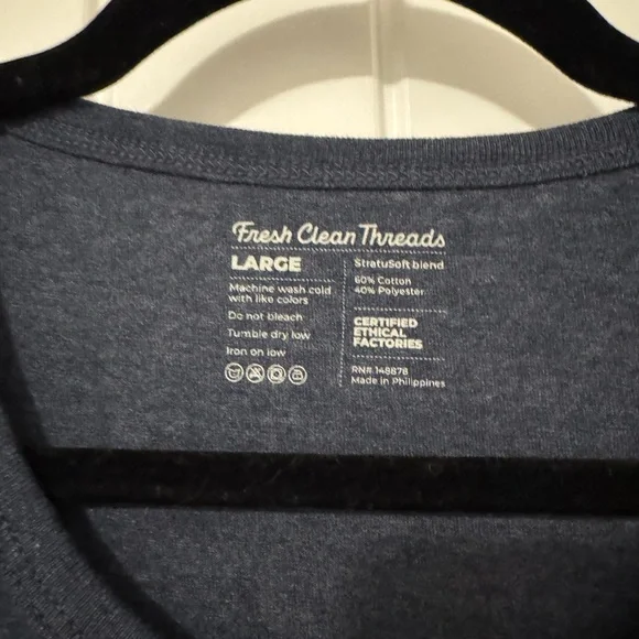 Fresh Clean Threads Blue Tank Top - Picture 2 of 3